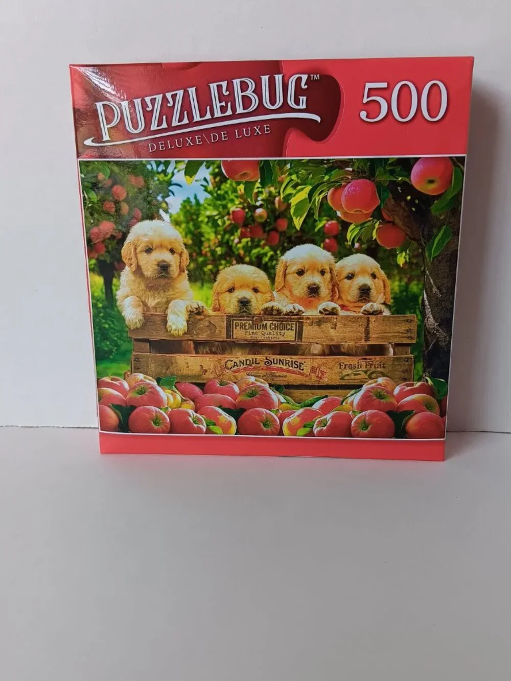 (5) 500 Piece PuzzleBug Cardboard Jigsaw Puzzles